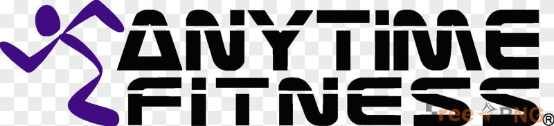 Anytime Fitness Gym Logo Transparent PNG - Premium Graphic Asset element for professional editing and printing.