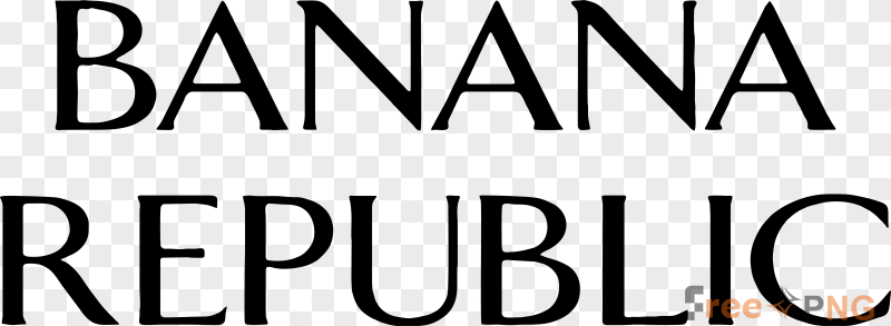 Banana Republic Logo Transparent PNG - Premium Graphic Asset element for professional editing and printing.