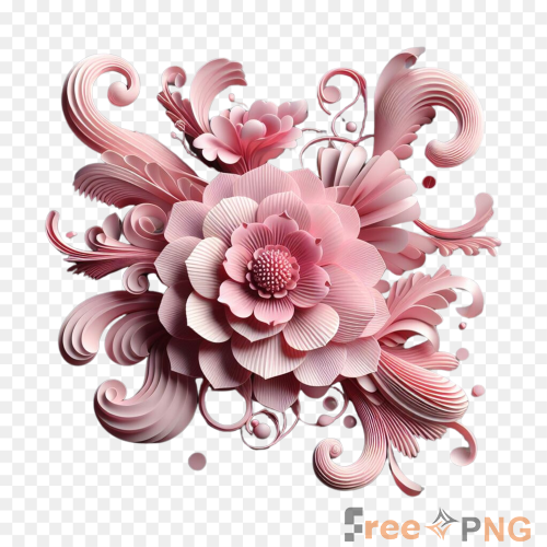 3d flower Transparent PNG - Premium General element for professional editing and printing.