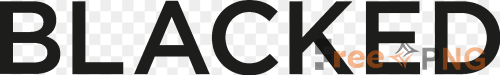 Blacked logo Transparent PNG - Premium Logos element for professional editing and printing.