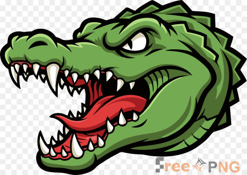 Brutal Crocodile Mascot Logo Transparent PNG - Premium General element for professional editing and printing.