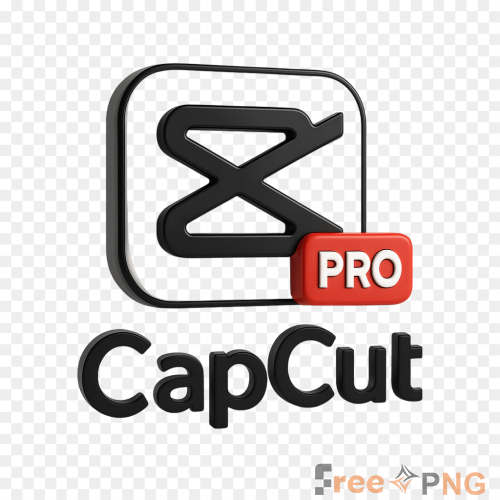 CapCut Pro Logo Transparent PNG - Premium Logos element for professional editing and printing.