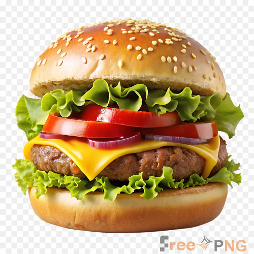 Delicious and testy cheese burger Transparent PNG - Premium General element for professional editing and printing.