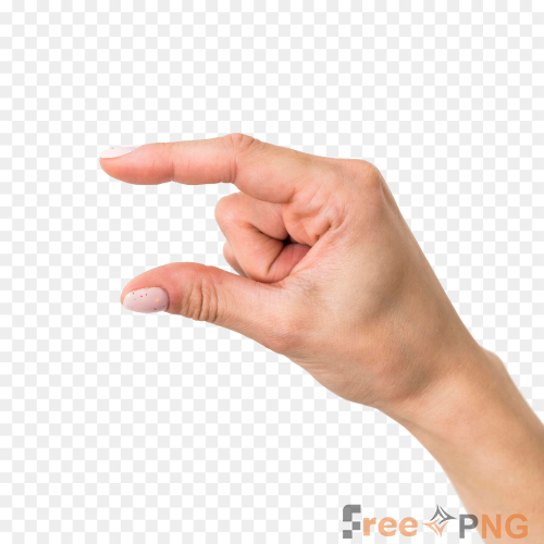 Hand &amp; 2 fingers Transparent PNG - Premium General element for professional editing and printing.