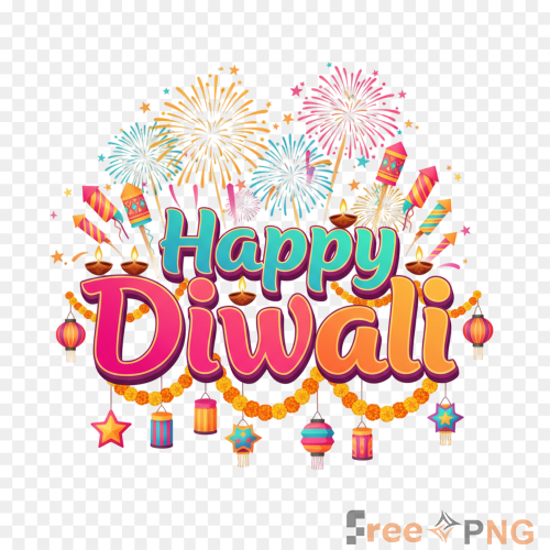 Happy Diwali Lanterns And Diyas Transparent PNG - Premium General element for professional editing and printing.