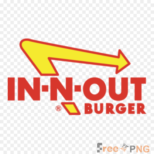 In-N-Out Burger Logo Transparent PNG - Premium Logos element for professional editing and printing.