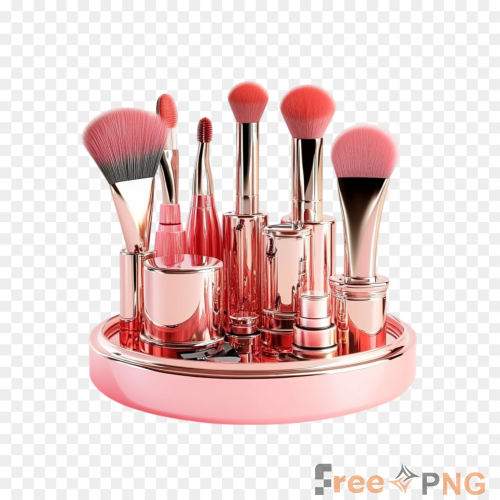Makeup Brushes And Cosmetic Tools Transparent PNG - Premium General element for professional editing and printing.
