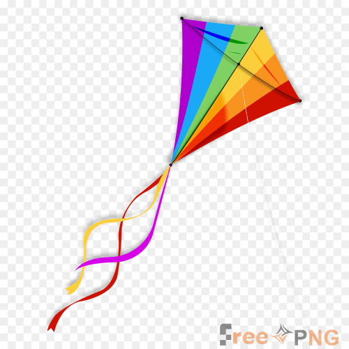 Pipa Fundo Transparente Or Colorful Kite Illustration Transparent PNG - Premium General element for professional editing and 
