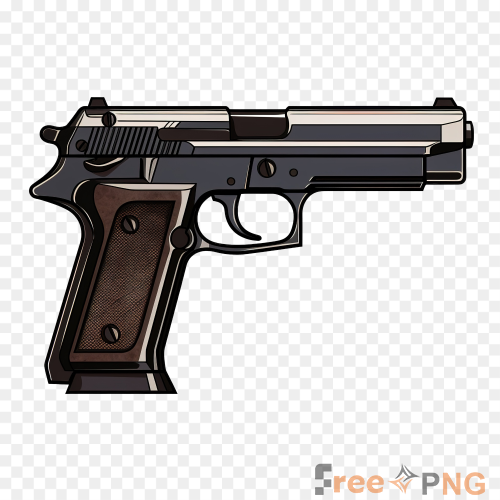Pistolet Gun , Gun, Weapon, Pistol Image Transparent PNG - Premium General element for professional editing and printing.