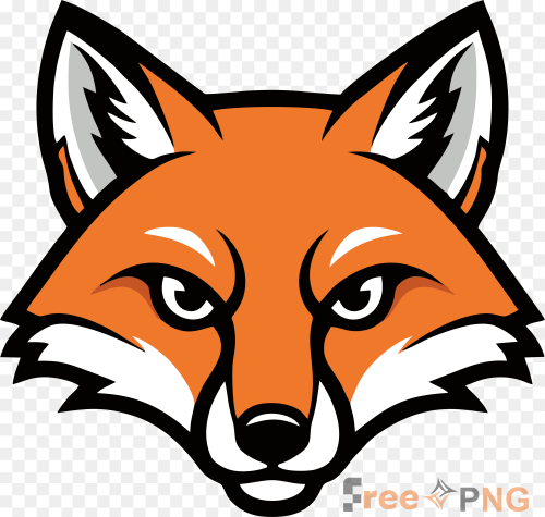 Rogue Fox mascot logo Transparent PNG - Premium General element for professional editing and printing.