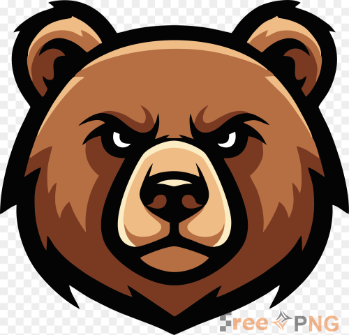 Street Bear mascot logo Transparent PNG - Premium General element for professional editing and printing.