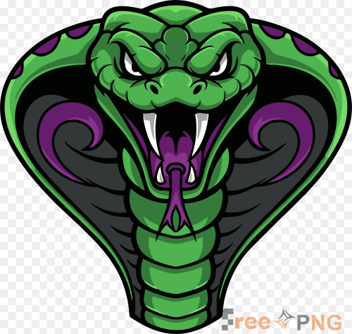 Toxic Serpent Snake Mascot Logo Transparent PNG - Premium General element for professional editing and printing.