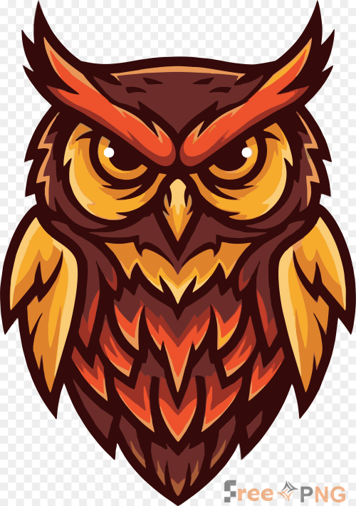 Urban Owl Flat Street Mascot Logo Transparent PNG - Premium General element for professional editing and printing.