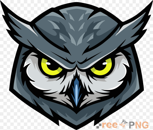Urban Owl Mascot Logo Flat Night Watcher Design Transparent PNG - Premium General element for professional editing and printi