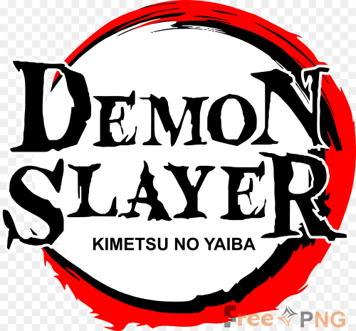 Demon Slayer Kimetsu no Yaiba Logo PNG