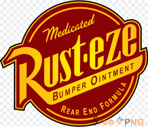 Pixar Cars Rusteze Logo PNG