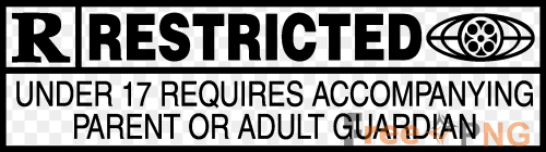 Rated R Restricted Logo PNG